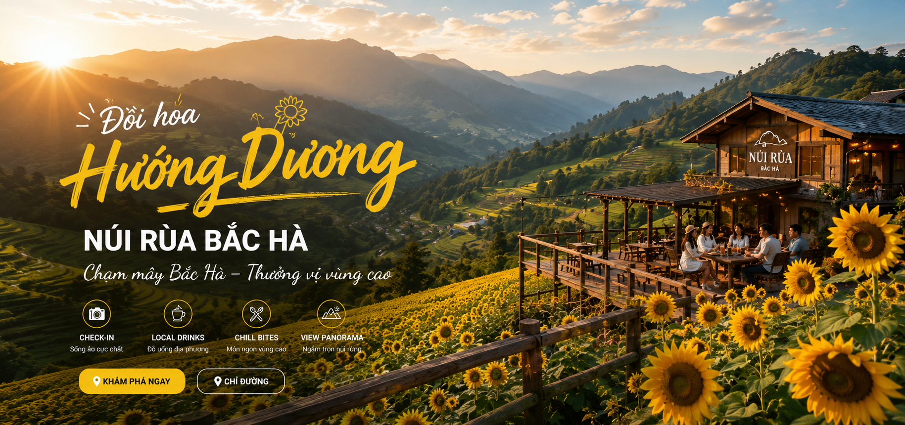 doi hoa huong duong bac ha